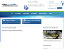 Tablet Screenshot of primacestovani.cz